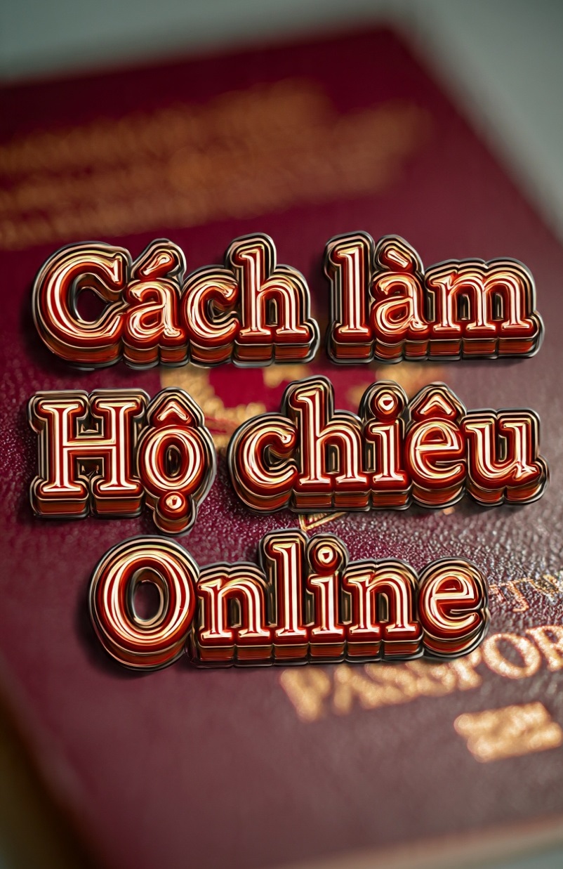 Cách làm hộ chiếu online tại nhà